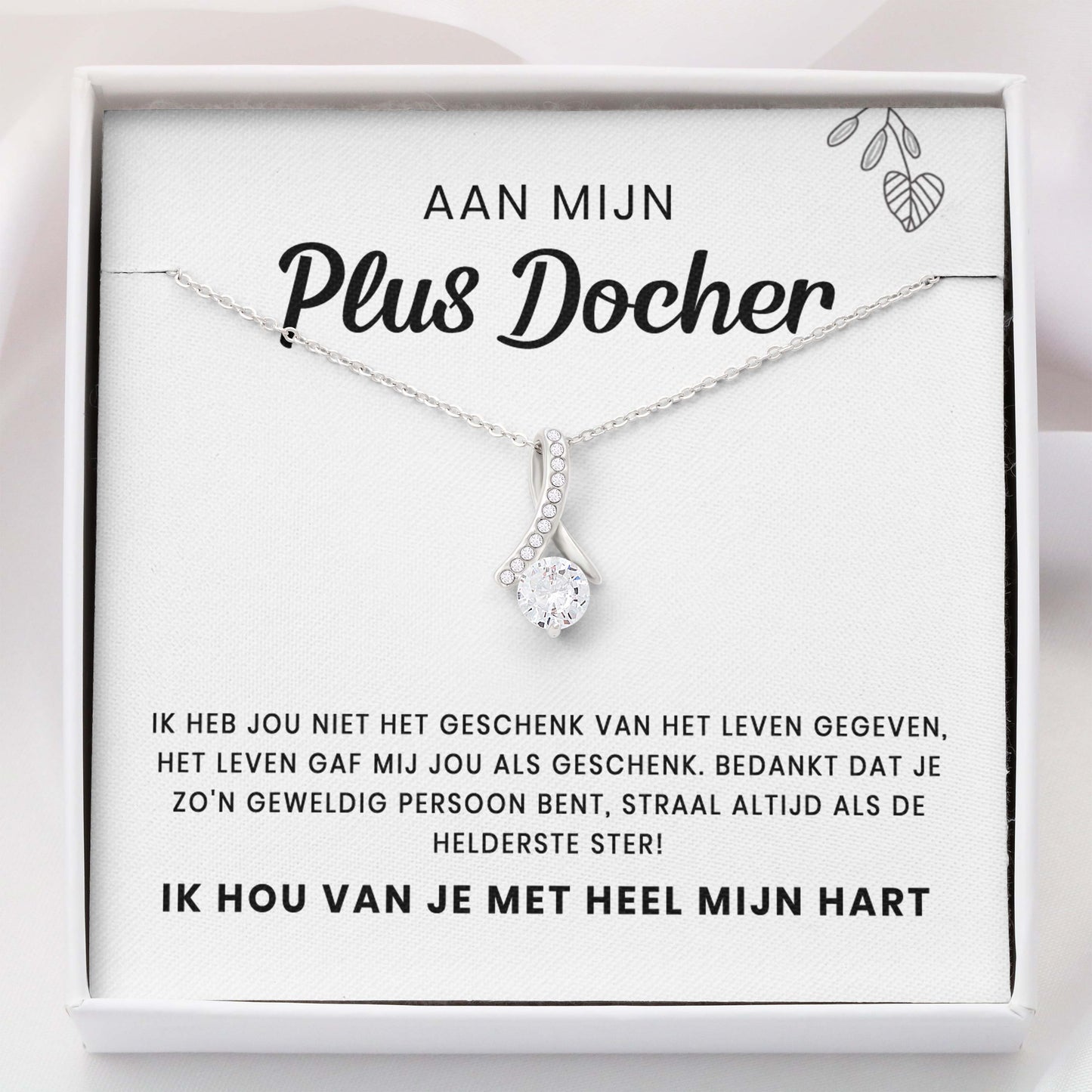 Aan mijn Plus Dochter - Liefs Ketting